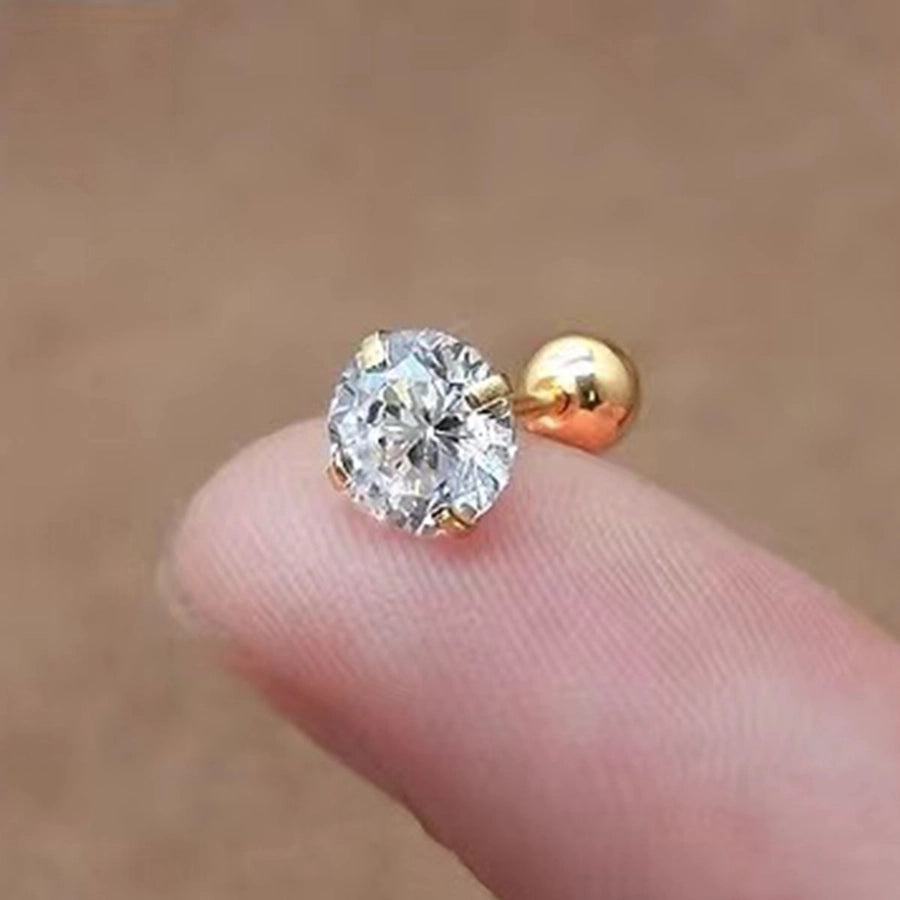 Stainless Steel Style Round