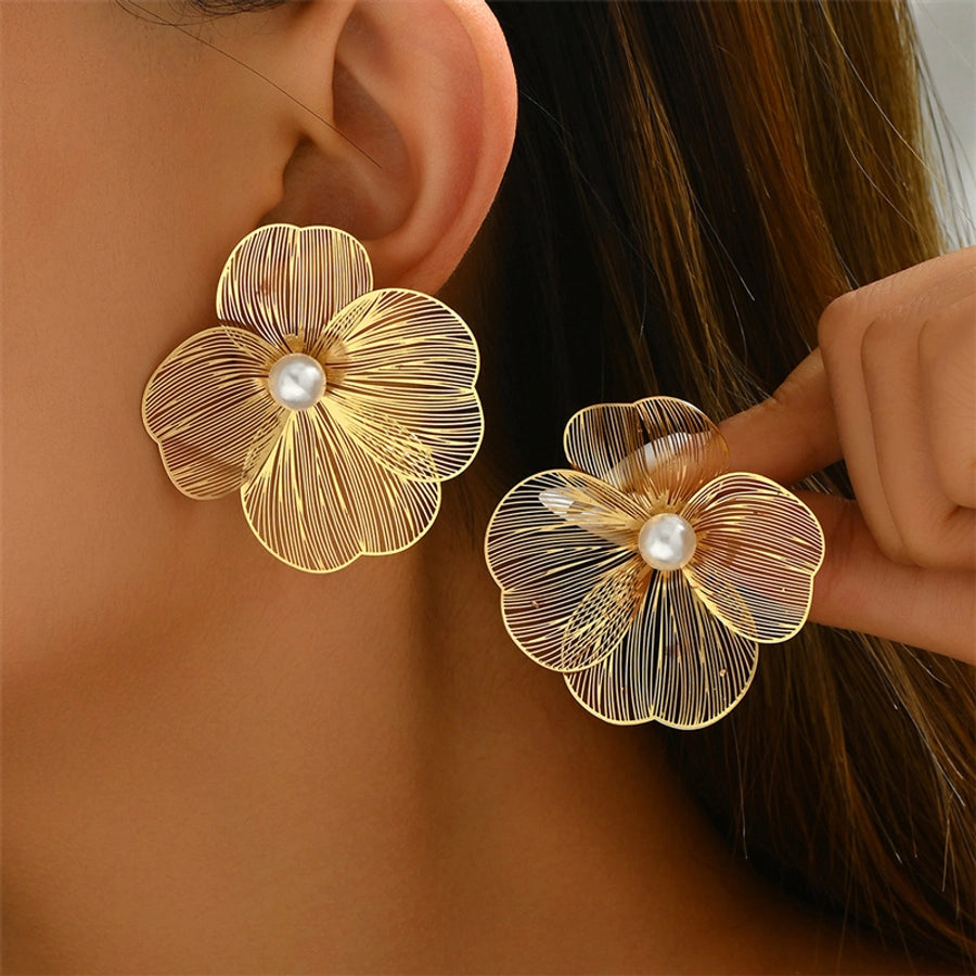 French Streetwear Flower Bow