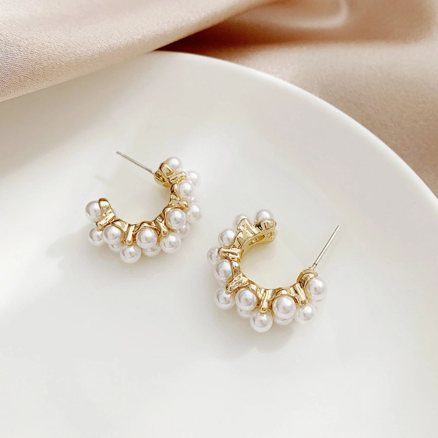 elegant flower earrings