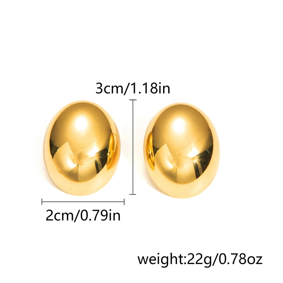 Oval Heart Stainless Steel