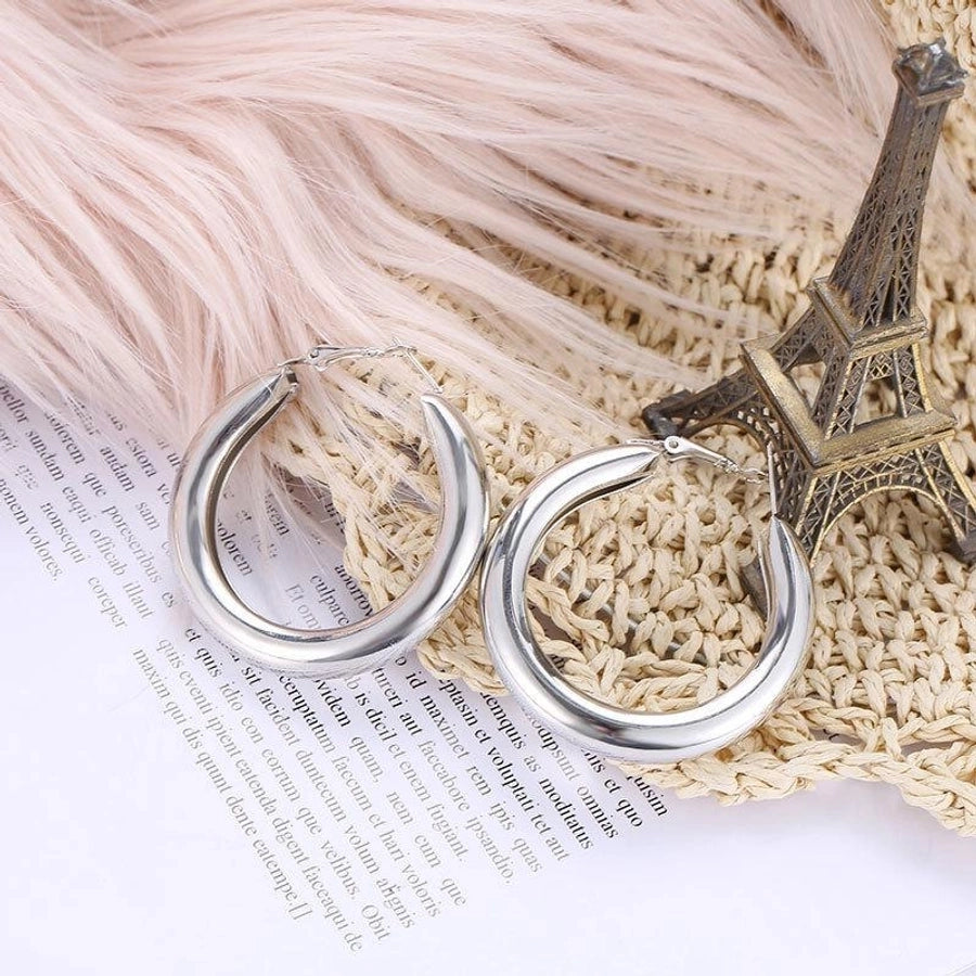 Geometric Plating Metal No Inlaid Drop Earrings