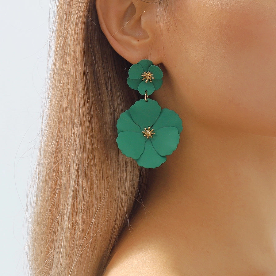 forest flower earrings