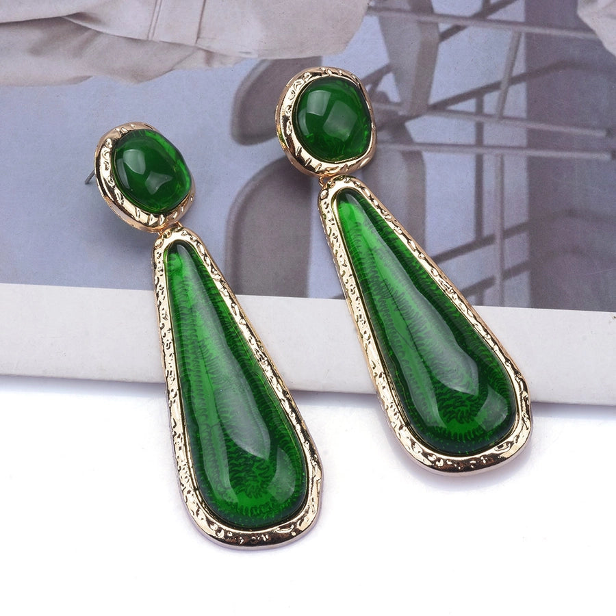 exaggerated drop earrings
