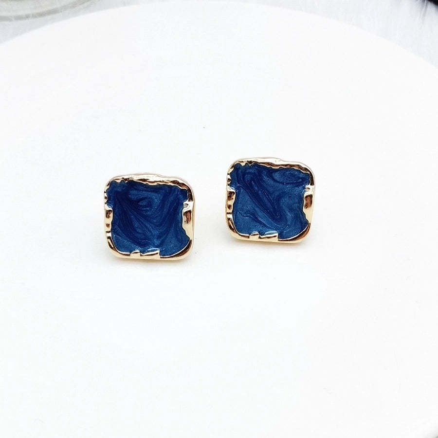Enamel ear studs