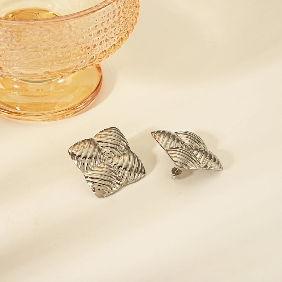 Stainless Steel Style Triangle