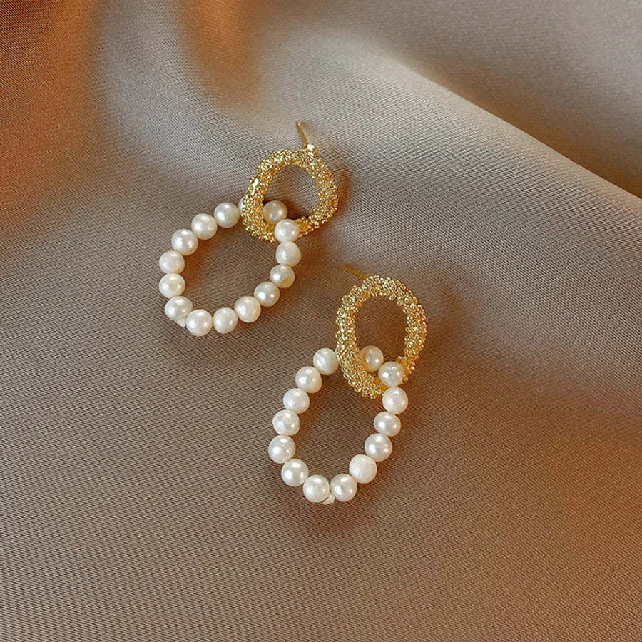 elegant flower earrings