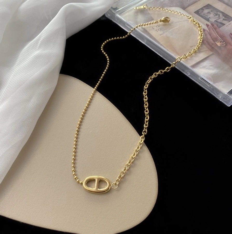 Heart Titanium steel Necklace
