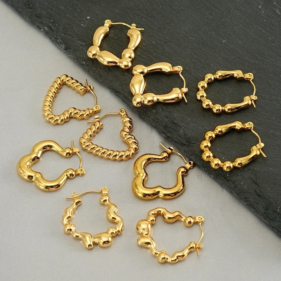 Stainless Steel Hoop Earrings