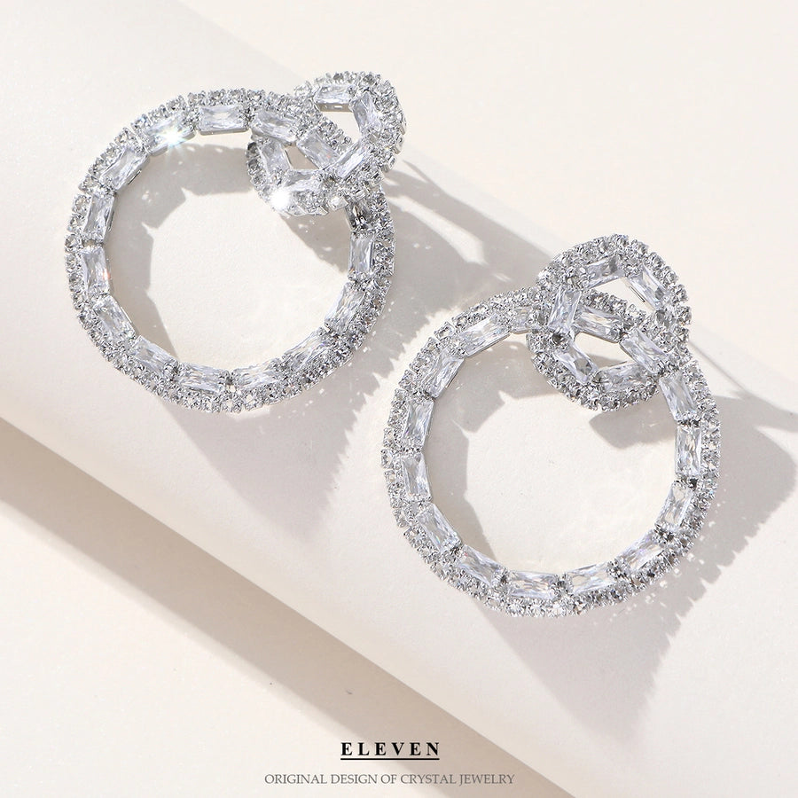 fashion rhinestone earrings