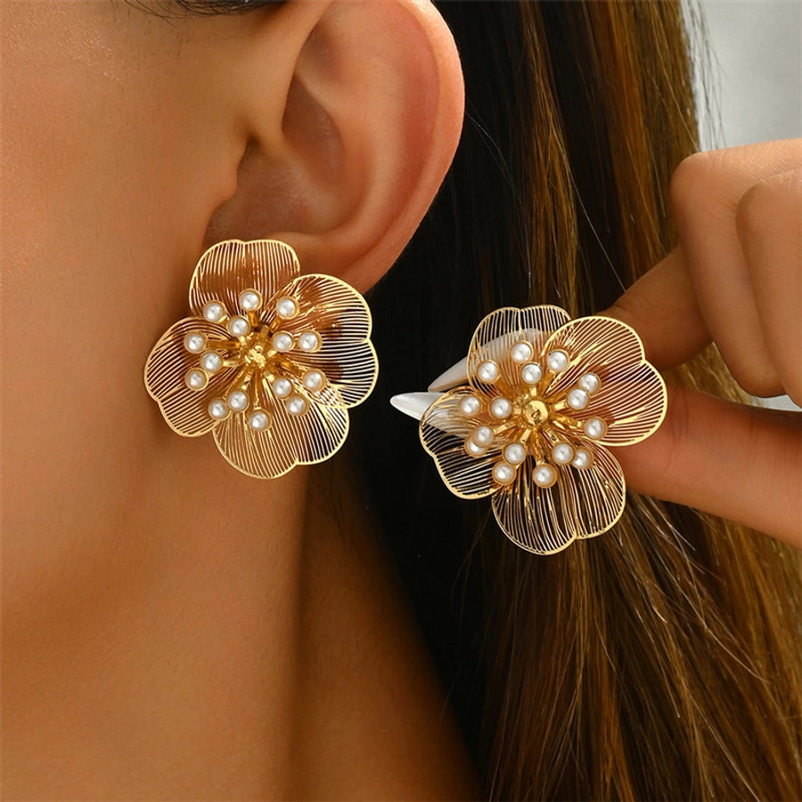 French Streetwear Flower Bow