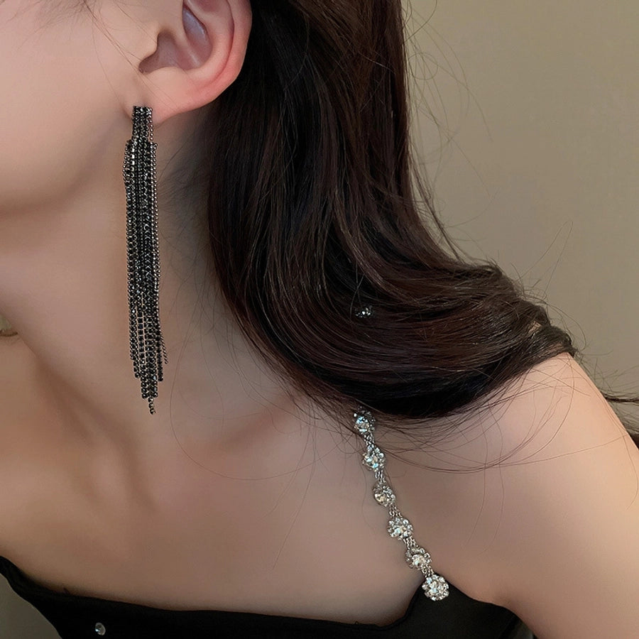 alloy tassel rhinestones
