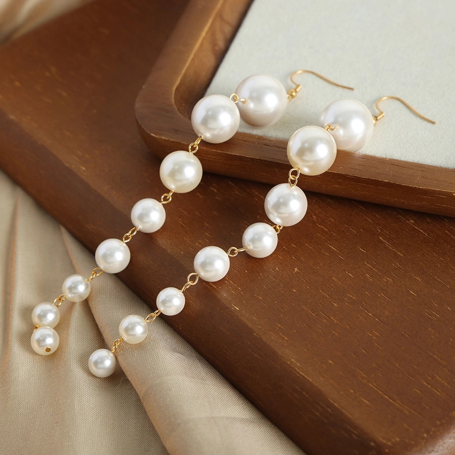 beaded pearl titanium steel
