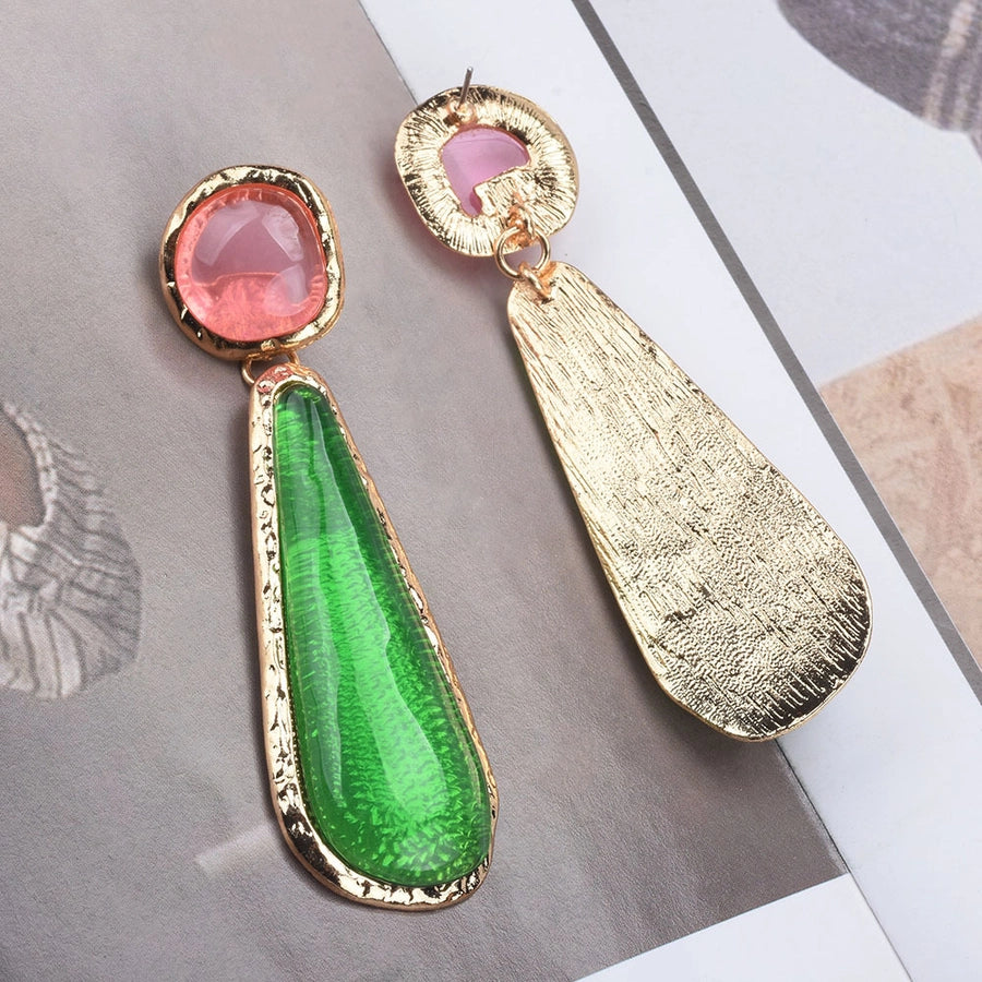 exaggerated drop earrings