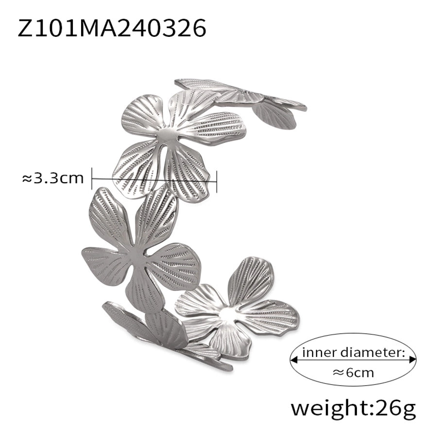 Flower Petal Titanium Steel