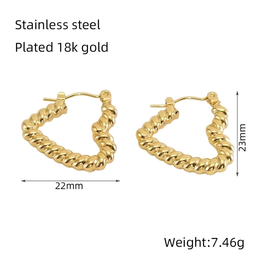 Stainless Steel Hoop Earrings