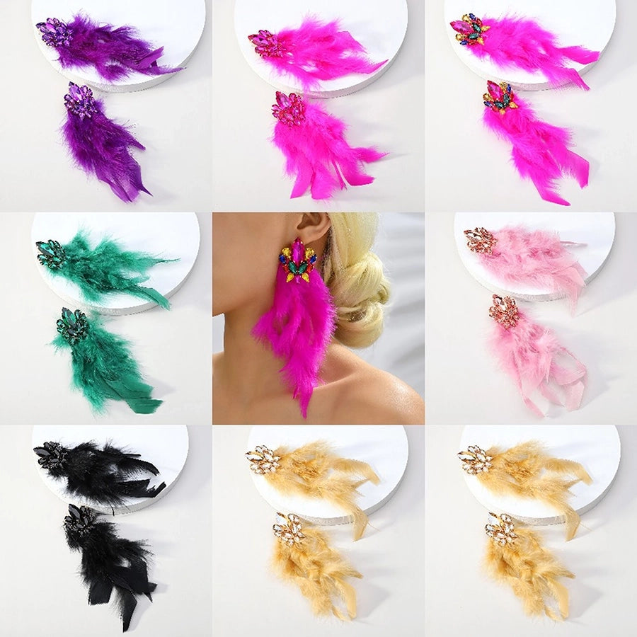 glam artificial feather