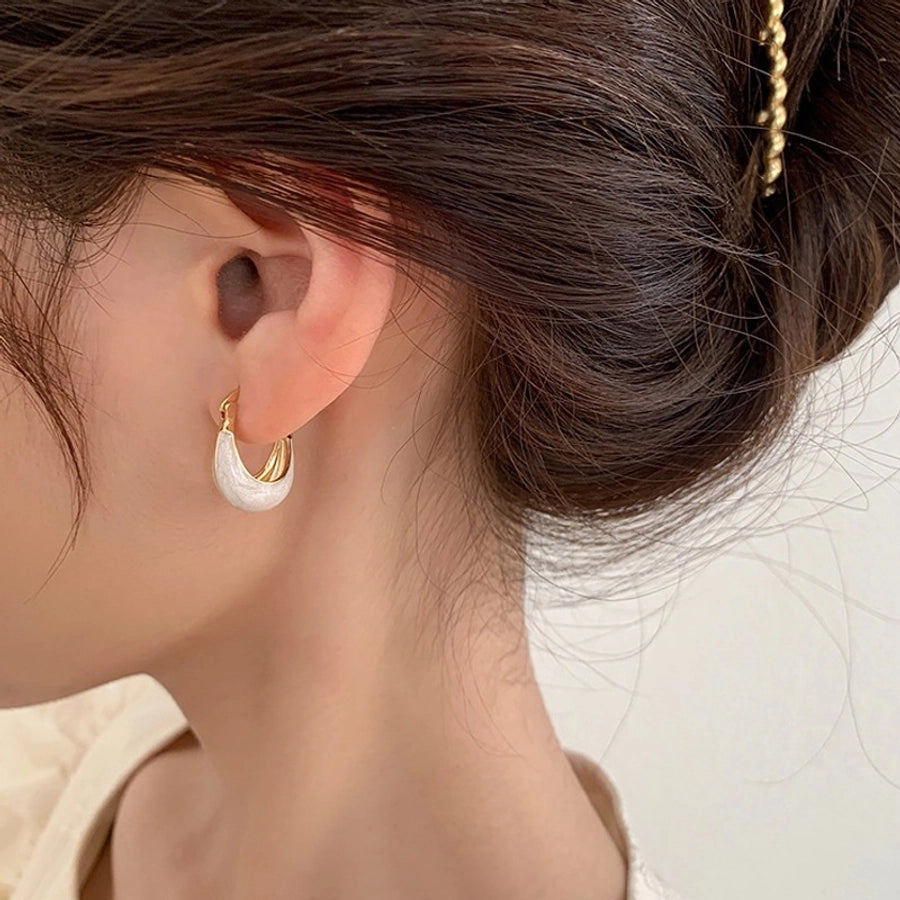 enamel ear studs