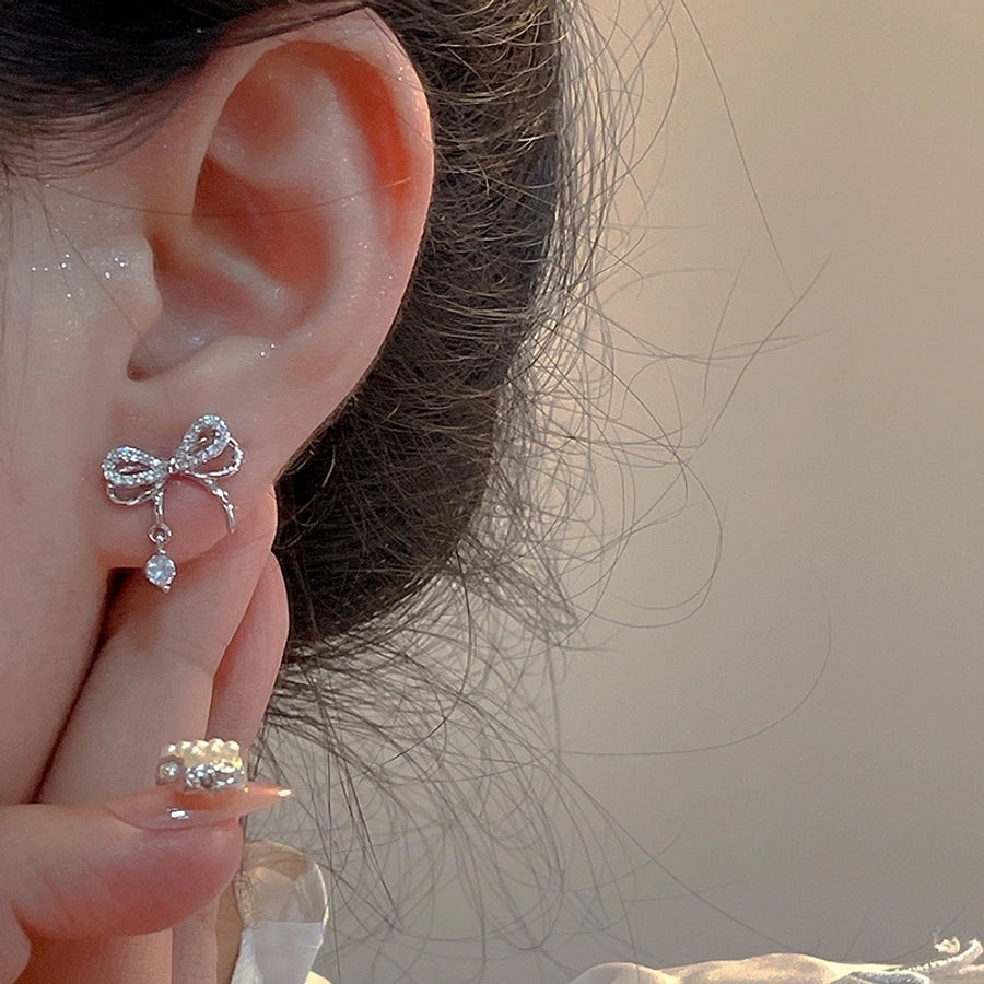 Heart Bow Knot Pearls