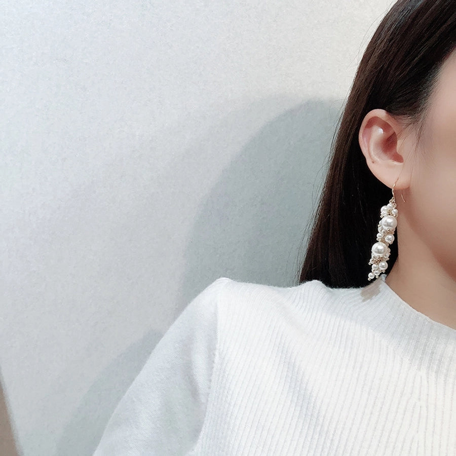 vintage pearl earrings