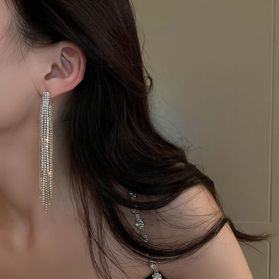 alloy tassel rhinestones