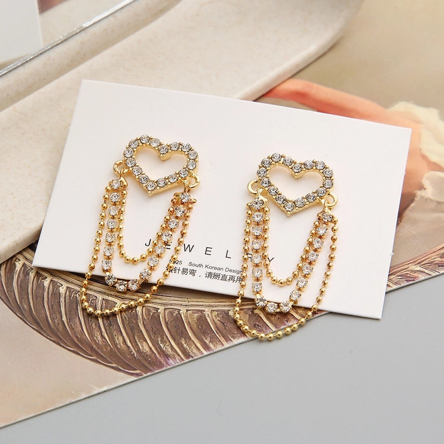 shiny heart shape alloy