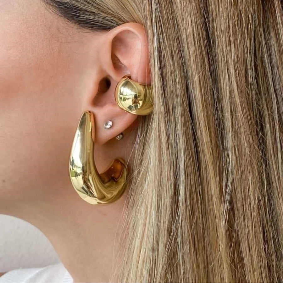 Stainless Steel 18K Earrings
