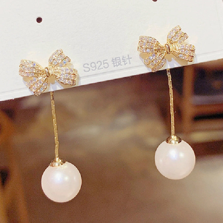 elegant flower earrings