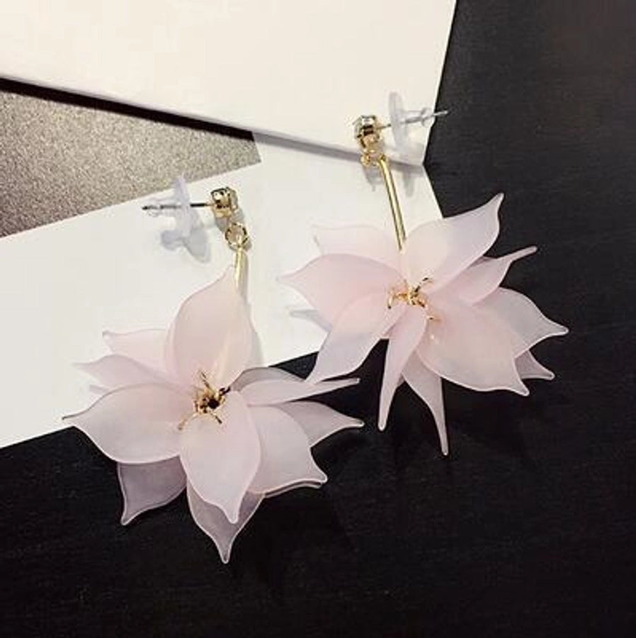 Flower Drop Earrings