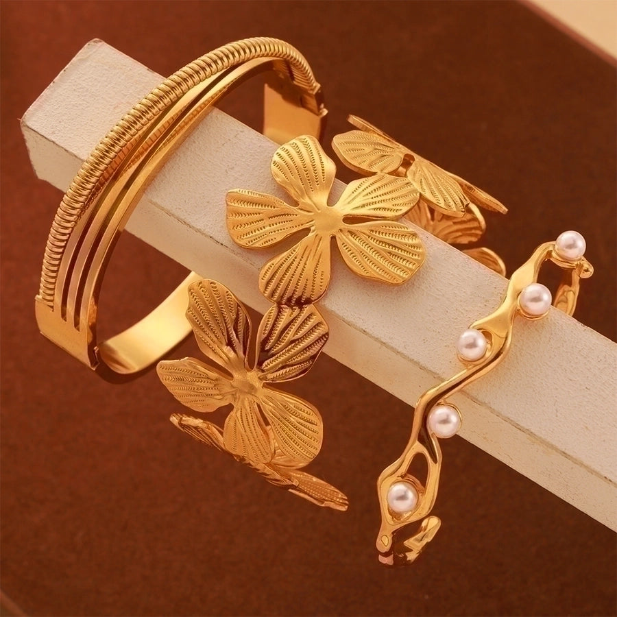 Flower Petal Titanium Steel