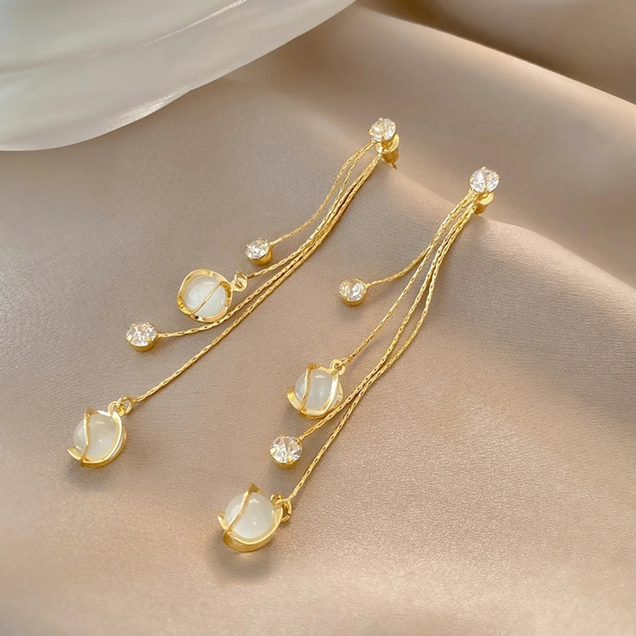 Opal earrings