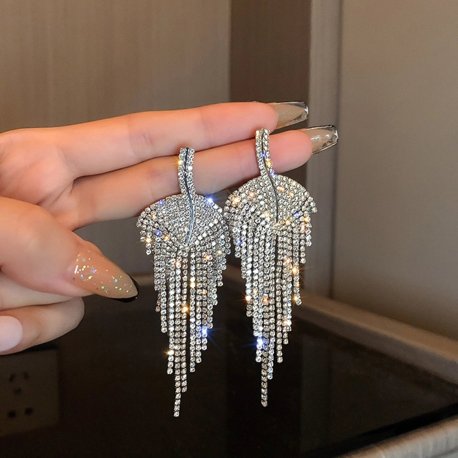 Leaf Diamond Earrings
