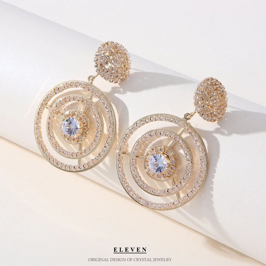 fashion rhinestone earrings