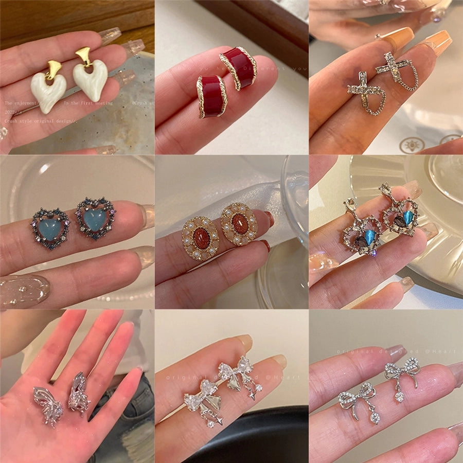 Heart Bow Knot Pearls