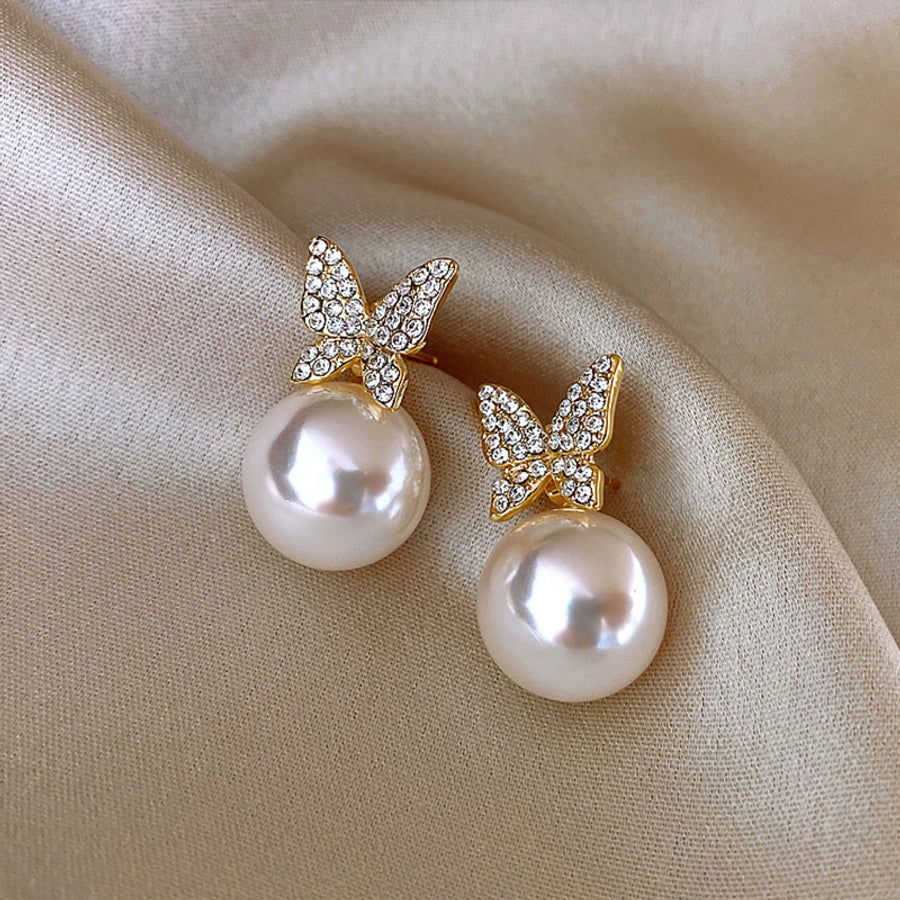 elegant flower earrings