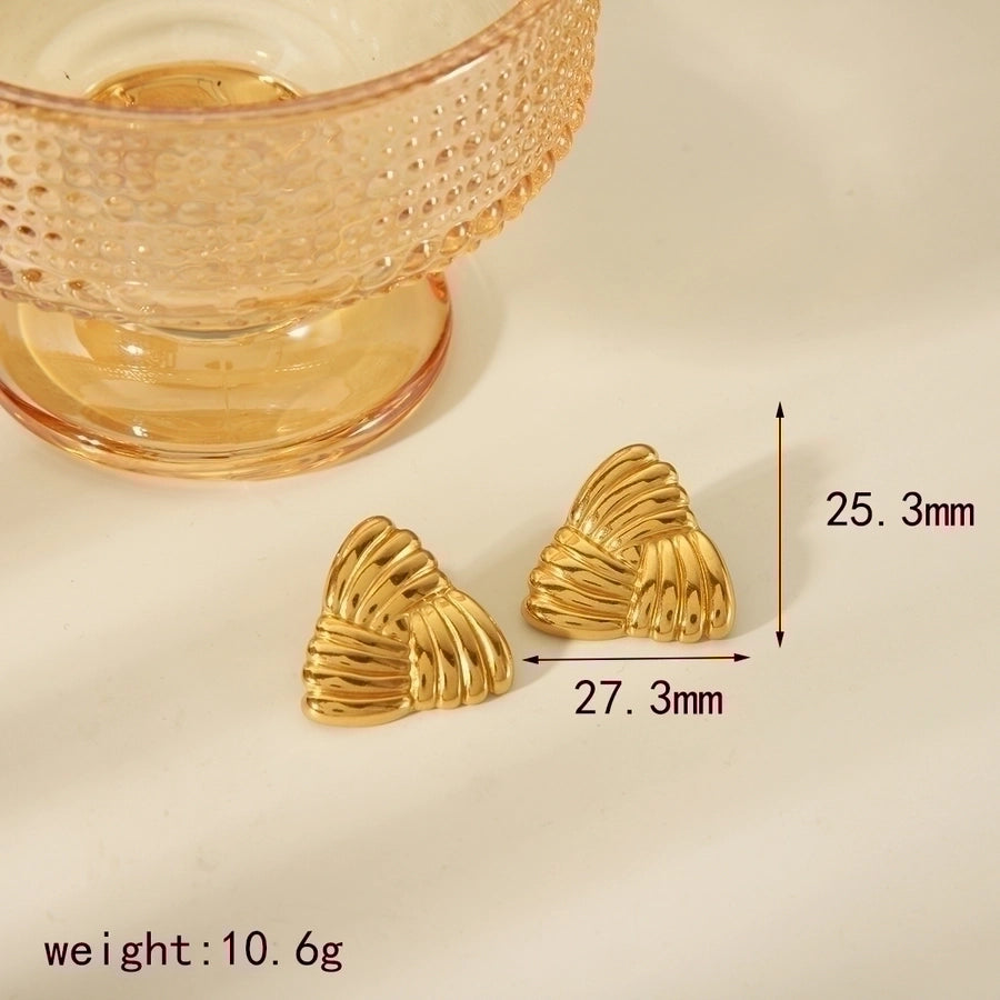 Stainless Steel Style Triangle