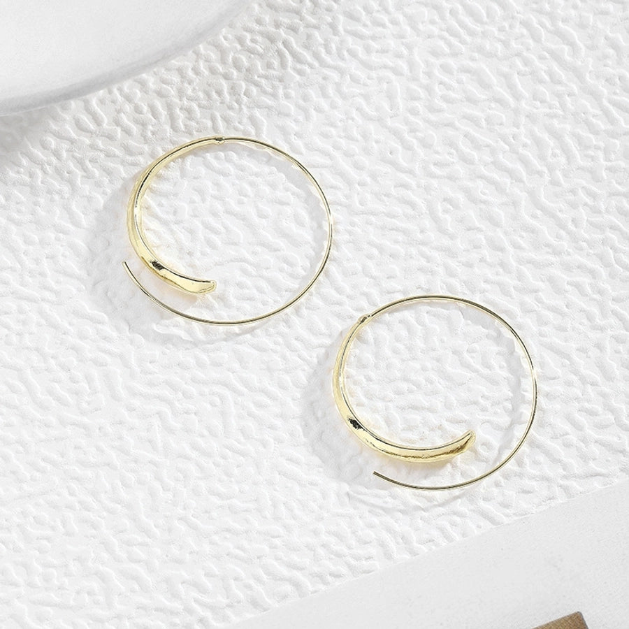 hoop earrings