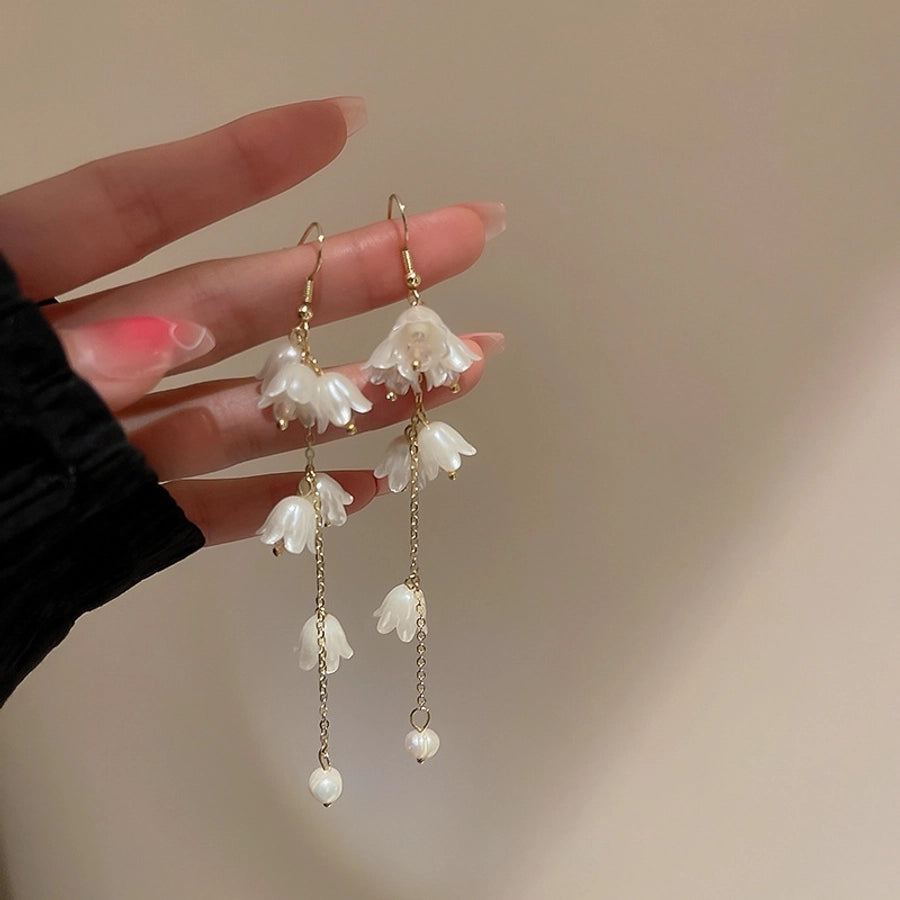 vintage pearl earrings