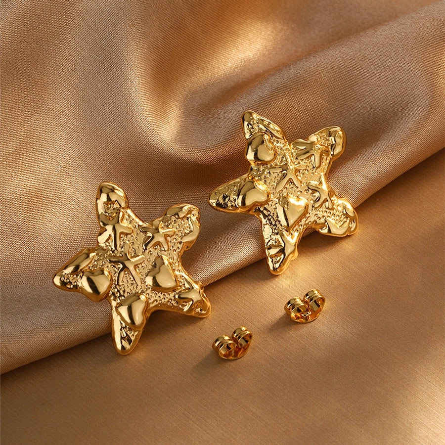 French Star Heart Stainless Steel