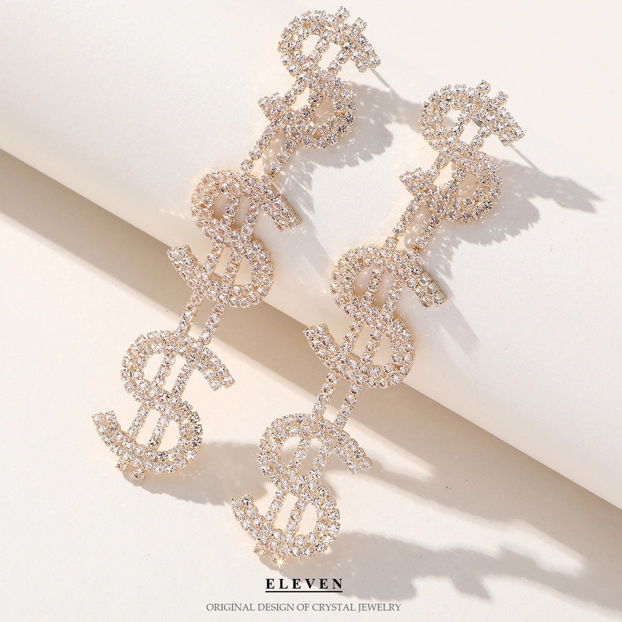 fashion rhinestone earrings