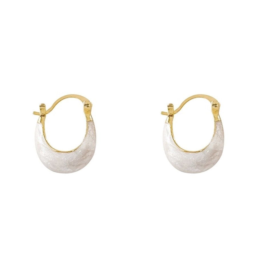enamel ear studs