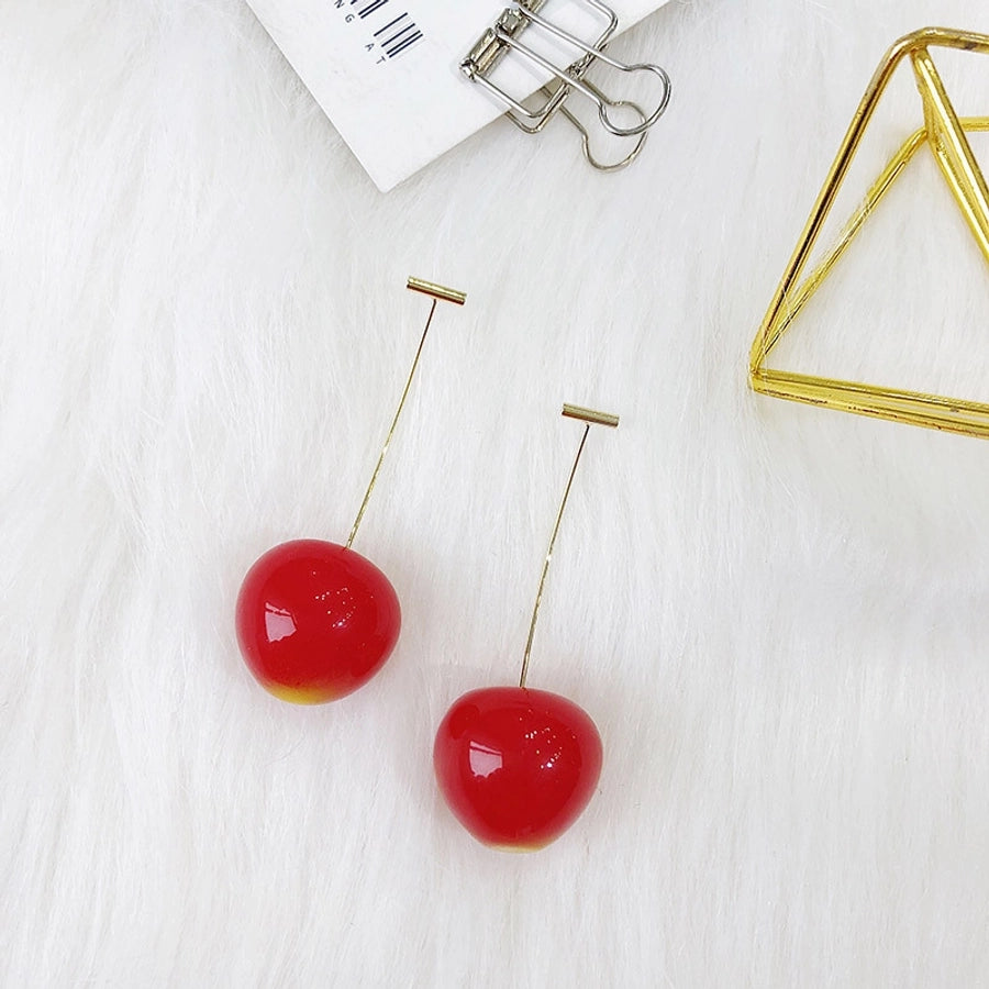 new cherry earrings