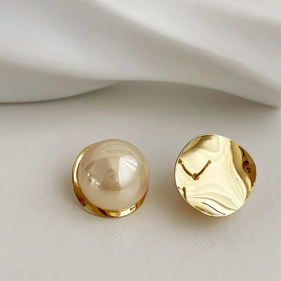 round mixed earrings