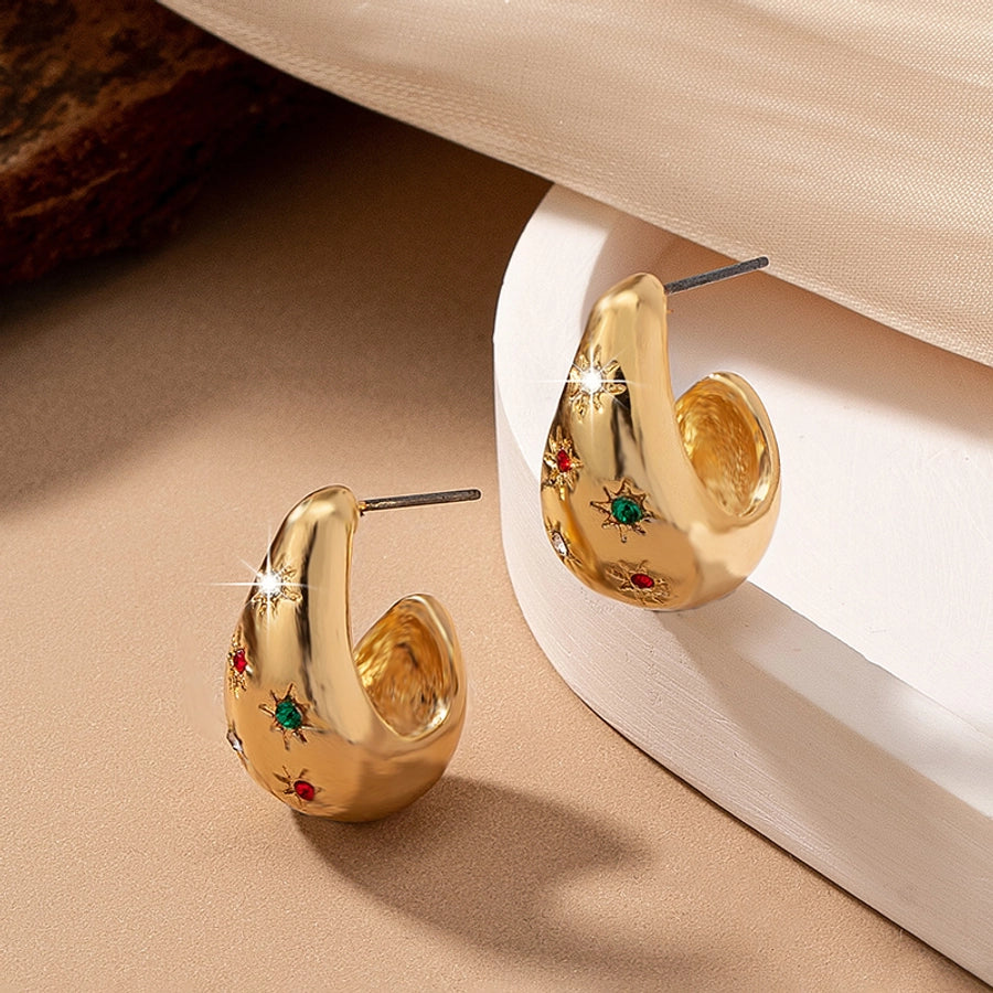 water droplets 14k gold