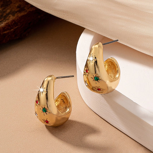 water droplets 14k gold