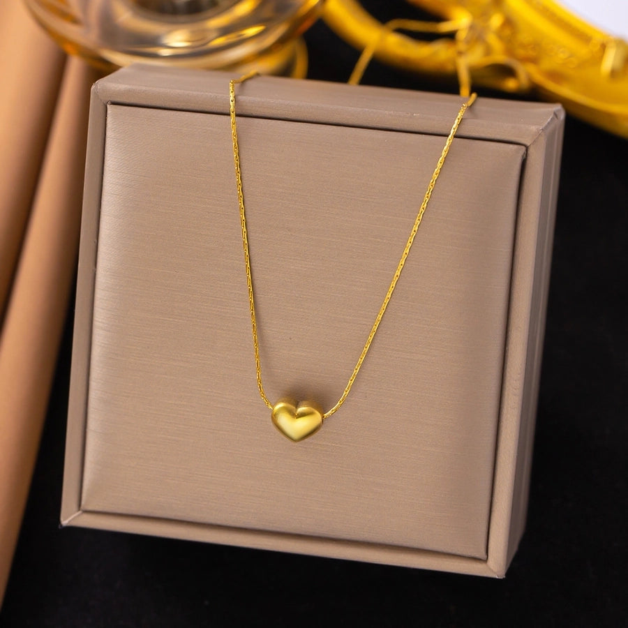 Heart Titanium steel Necklace