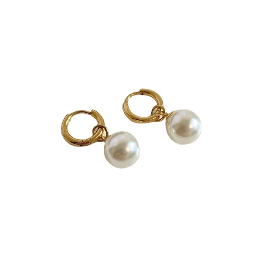elegant pearll titanium steel