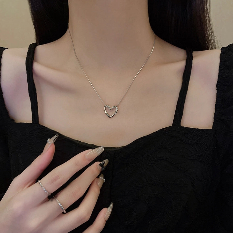 Stainless Steel  Elegant Heart