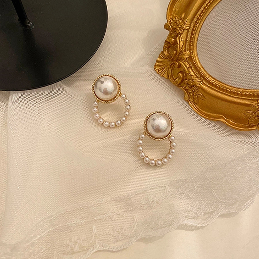 elegant flower earrings