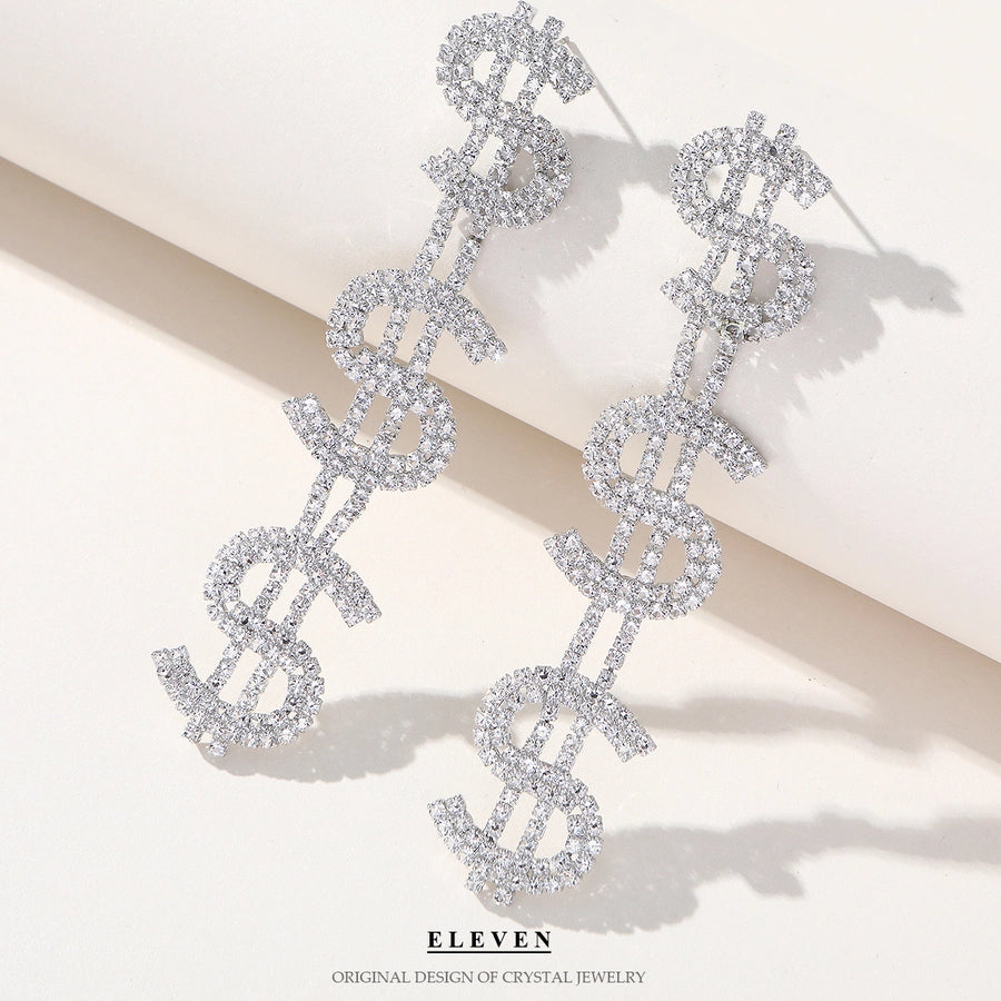 fashion rhinestone earrings