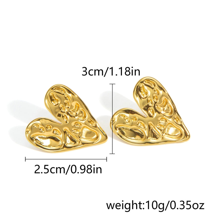 Oval Heart Stainless Steel